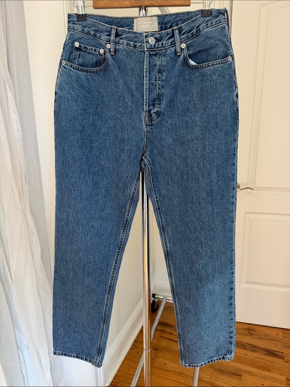 Everlane The 90s Cheeky Organic Cotton Jeans Button Fly Size 29 Regular